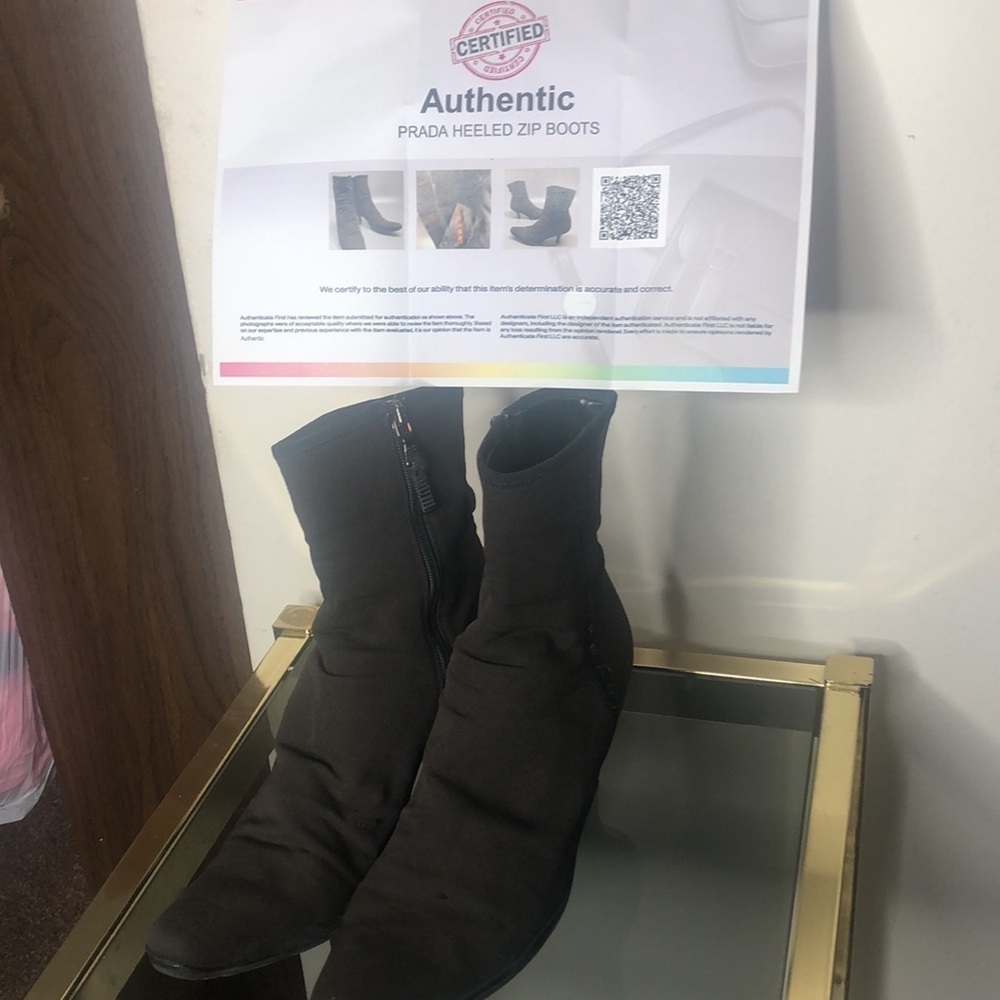 Prada zip up grey boots​ - Picture 11 of 11